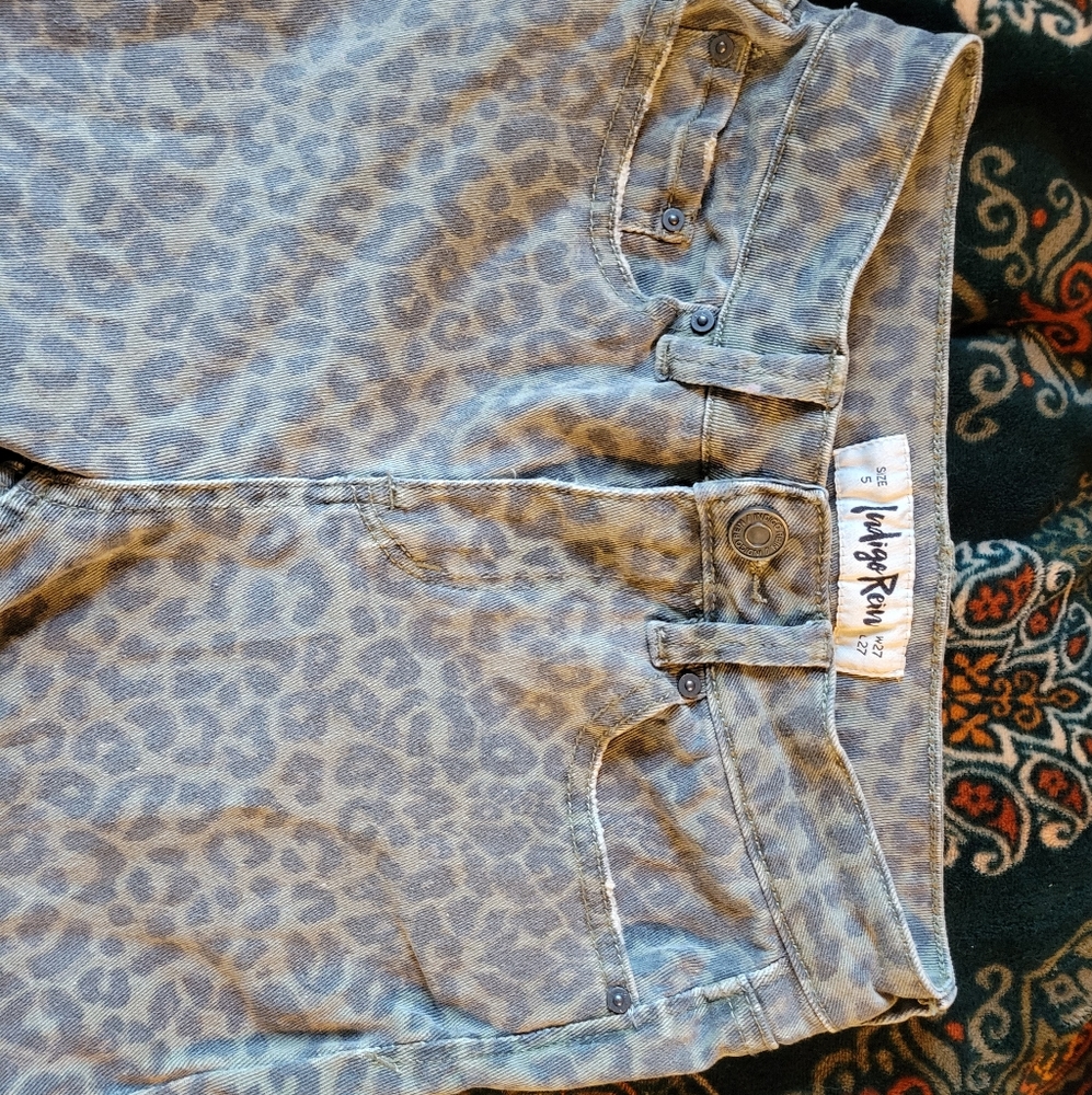 Indigo Rein Vintage leopard pants